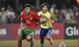 alt= Le Maroc éliminé par le Brésil