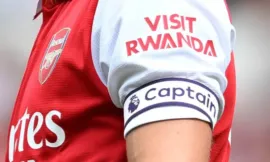alt= Partenariat Arsenal et Visit Rwanda