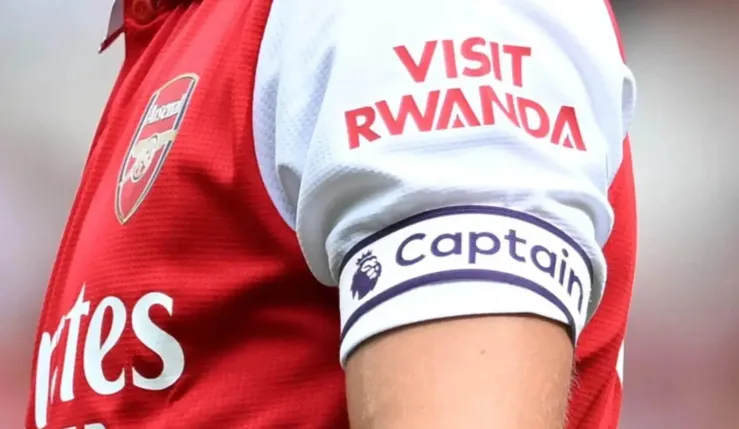 alt= Partenariat Arsenal et Visit Rwanda