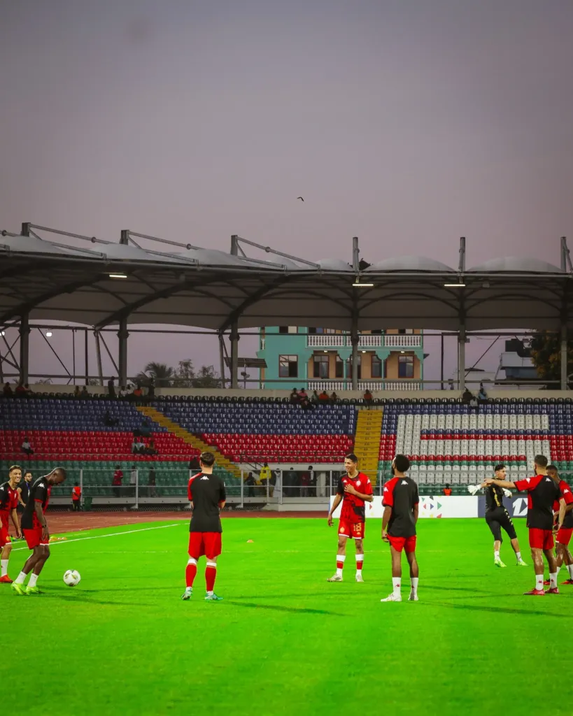 alt= Le Onze du WAC face à Azam FC