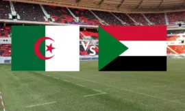 alt= Algérie vs Soudan dos à dos