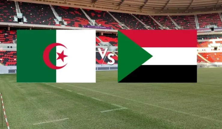 alt= Algérie vs Soudan dos à dos