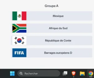 Groupe A