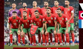 alt= Maroc vs Syrie en quart de finale de la Coupe arabe 2025.