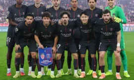 alt=Le PSG écrase l'OGC Nice 4-0 lors de la 27e journée de Ligue 1.