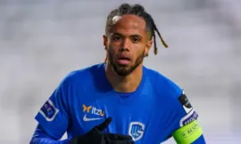 alt= Théo Bongonda savoure la victoire face au Bénin