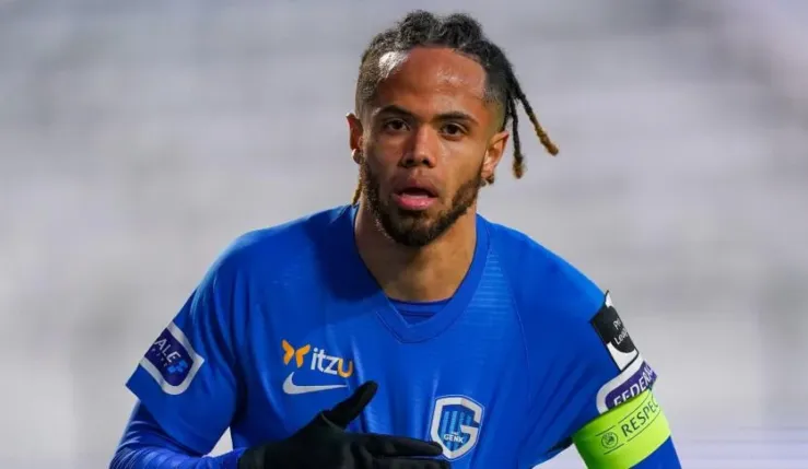 alt= Théo Bongonda savoure la victoire face au Bénin