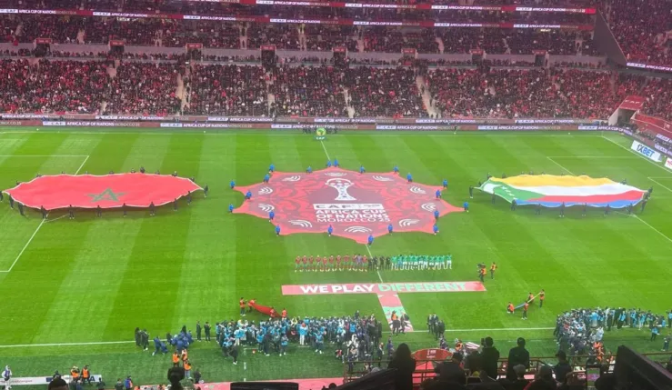 alt= CAN 2025 - le Maroc débute par une victoire face aux Comores 2-0