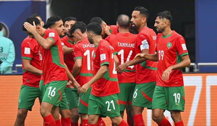 alt= Maroc vs Emirats arabe Unis en demi-finale