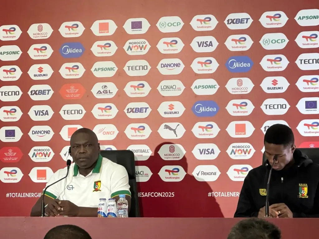 alt= CAN 2025 Pagou confiant avant Maroc-Cameroun