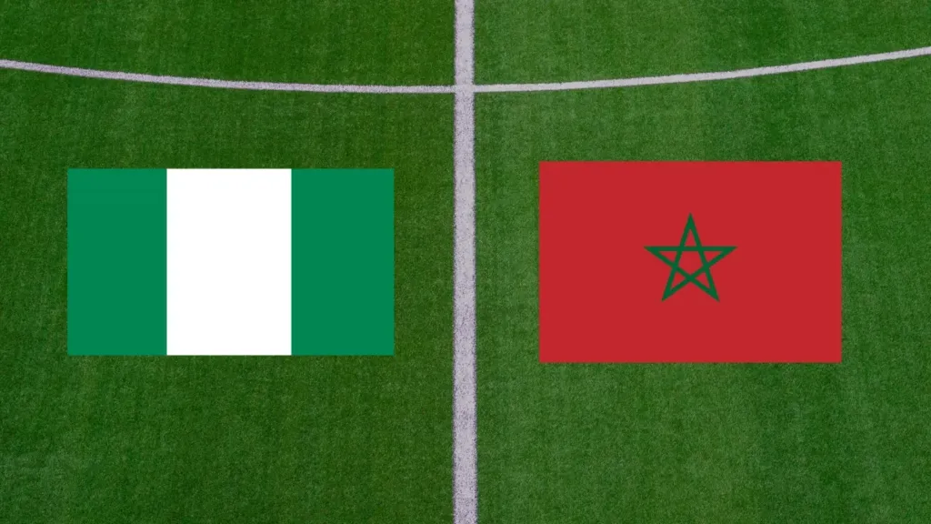 alt= CAN 2025 Maroc Nigeria compositions probables