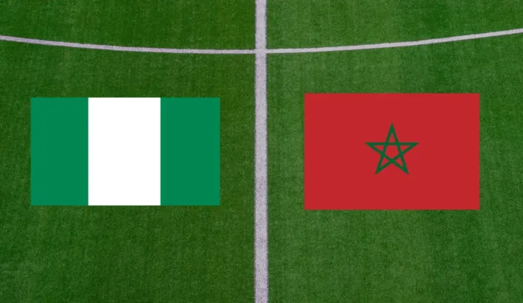 alt= CAN 2025 Maroc Nigeria compositions probables