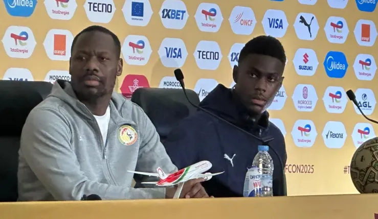 alt= Finale CAN 2025 Maroc Sénégal Pape Thiaw