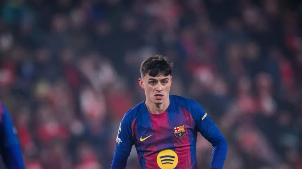 Barça Pedri out 1 mois.