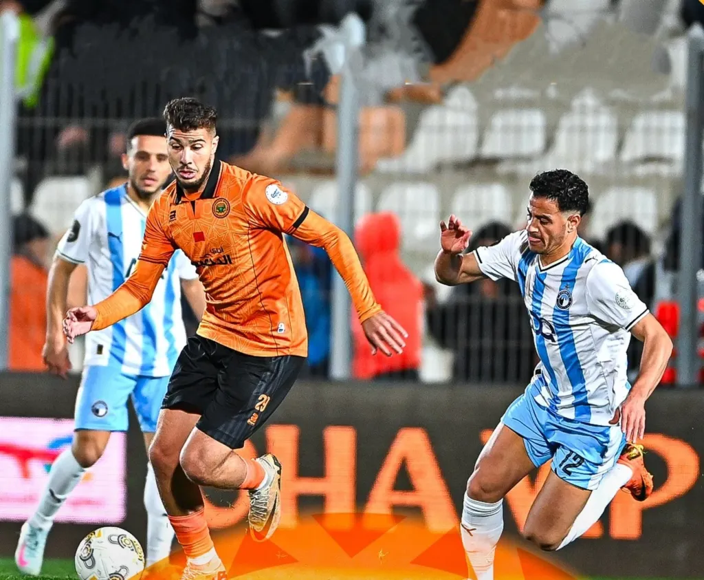 alt= LDC CAF la RS Berkane cale face à Pyramids