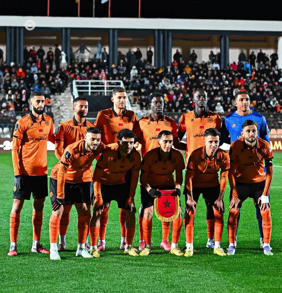 alt= LDC CAF la RS Berkane cale face à Pyramids et reste leader du groupe A grâce à la différence de buts. 