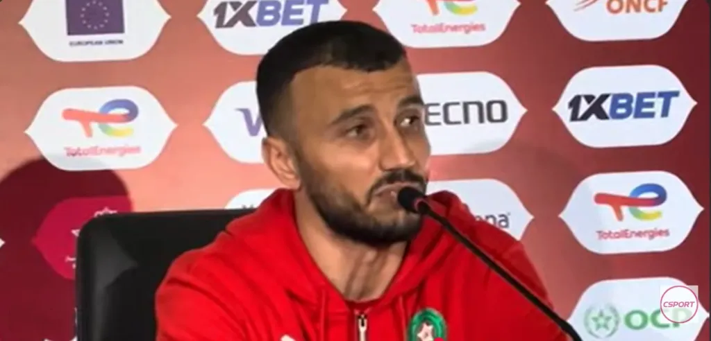 alt= CAN 2025 Maroc Tanzanie Saïss appelle à la vigilance.