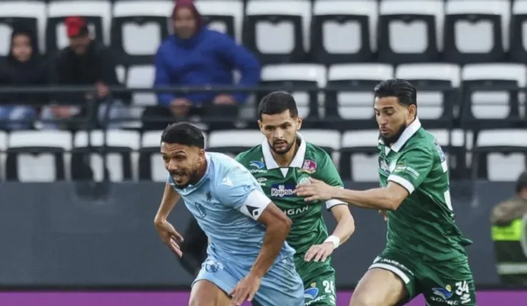 alt= le Raja fait match nul avec l'Union Touarga