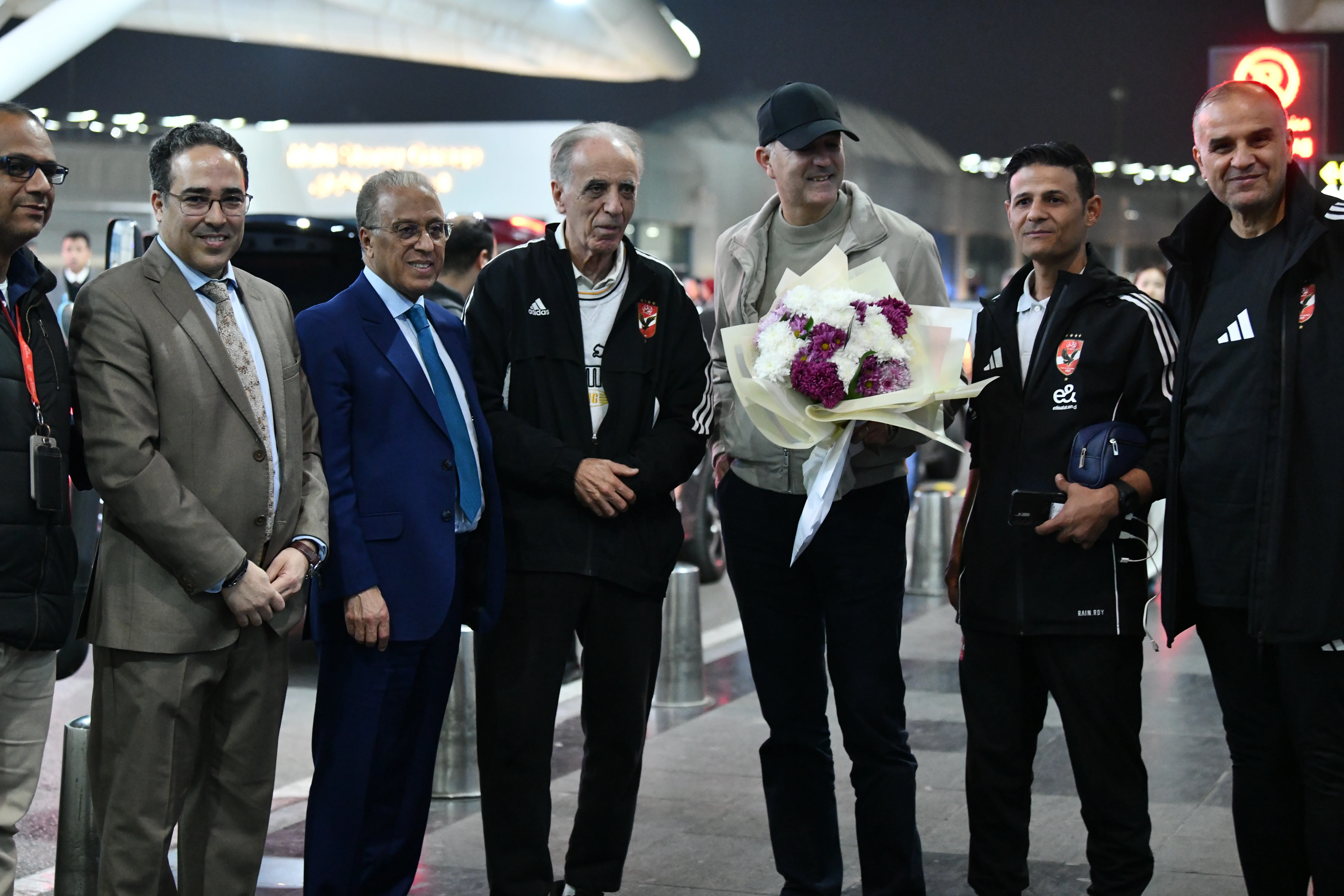 alt= AS FAR Al Ahly stade du Caire supporters