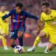 Alt= Lamine Yamal en action contre Villareal. Image générée par L'IA.