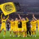 alt= résultats barrage Ligue des champions. Les joueurs de Bodo/Glimt célébrant leur qualification en 8e de finale face à l'Inter Milan.