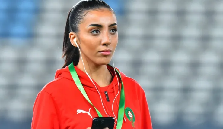 ALT= Fatima El Ghazouani a livré une solide prestation face au Burkina Faso.