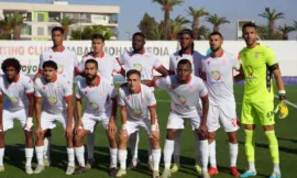 alt= Hassania Agadir ramène un succès de Rabat.
