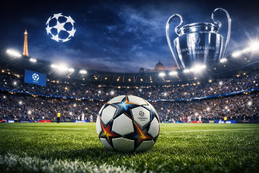 alt= programme quarts de finale Ligue des champions UEFA.