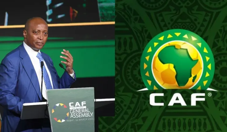 Alt= Dr Patrice Motsepe, président de la CAF. CAF réformes arbitrage VAR/