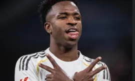 alt= Vinicius Jr a fait plier l'Atletico dans le derby madrilène.