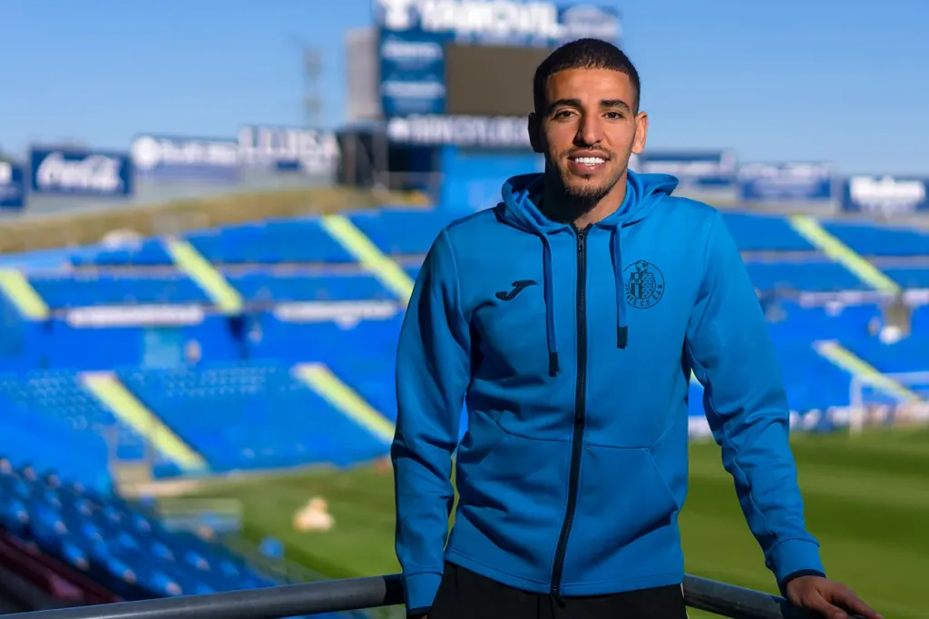abdelkbir Abqar sous le maillot de Getafe.