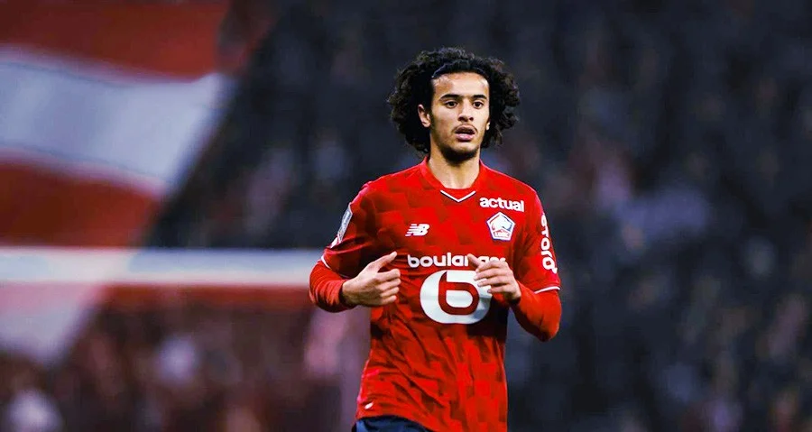 alt= Ayyoub Bouaddi aurait dit oui pour les Lions de l'Atlas.