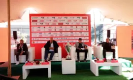 alt= La conférence de presse de la 40e édition du Grand Prix Hassan II 2026 s’est tenue au Royal Tennis Club de Marrakech.