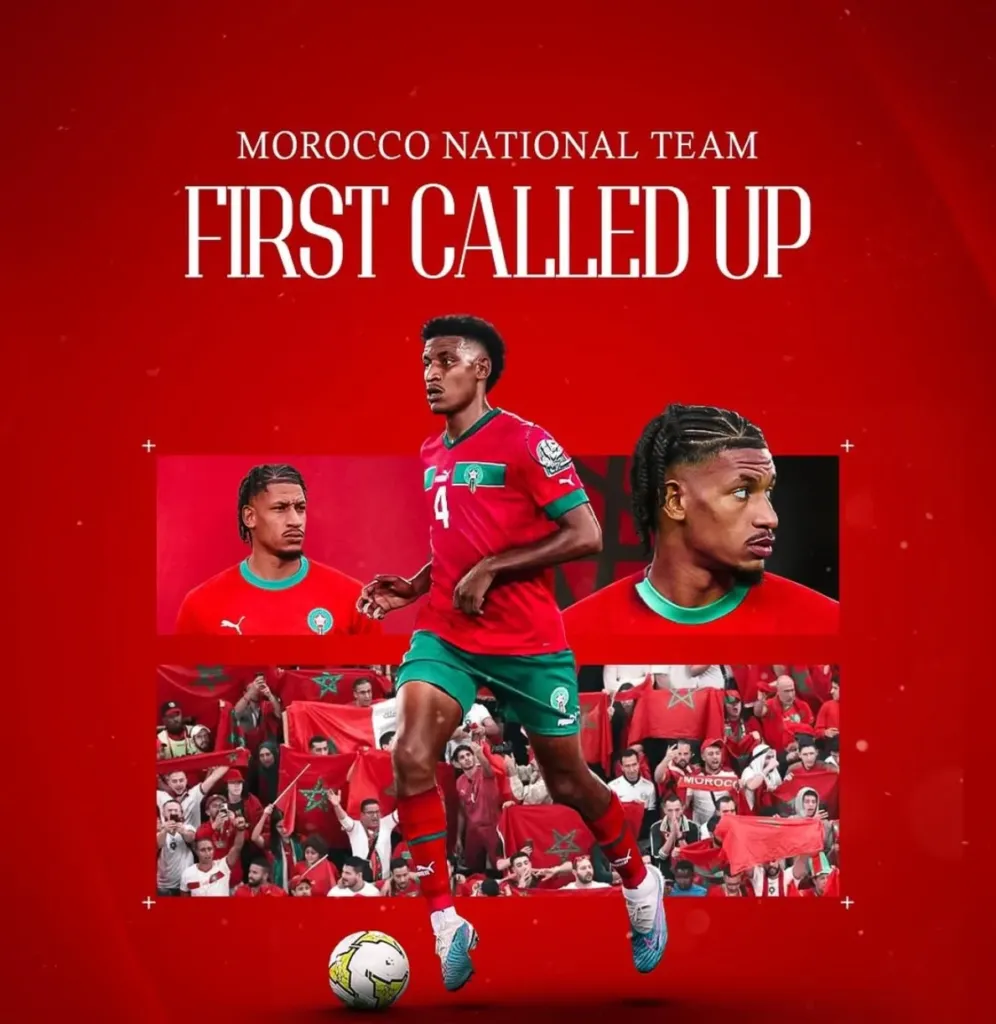 alt= Redouane Halhal exprime sa joie et sa fierté après sa première convocation chez les Lions de l'Atlas. 