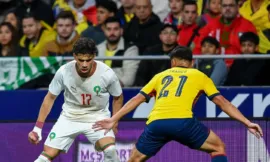 alt= Maroc -Paraguay 0-0 à la mi-temps.