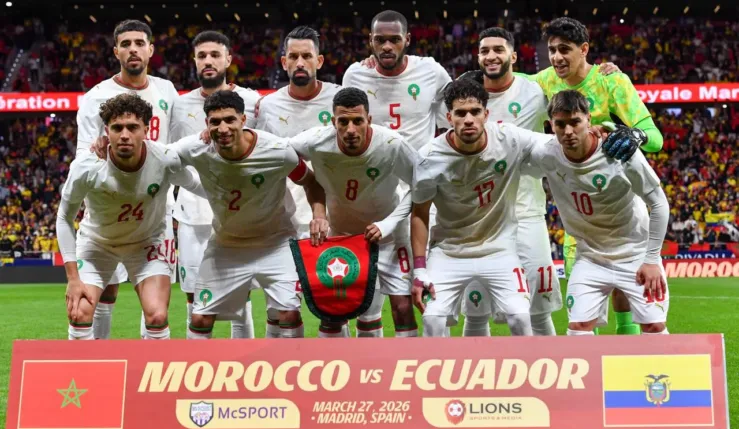 alt= le Maroc conserve sa 8e place au classement FIFA.