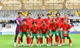 Alt= le Maroc U17 domine la Tunisie 2-0 au tournoi de l'UNAF qualificatif pour la CAN.