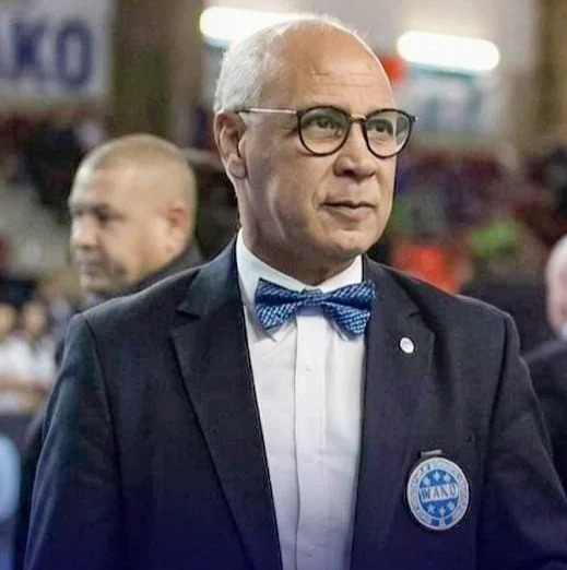 Alt= Mostafa Ghannam  nommé à la tête des arbitres du kick-boxing africain.