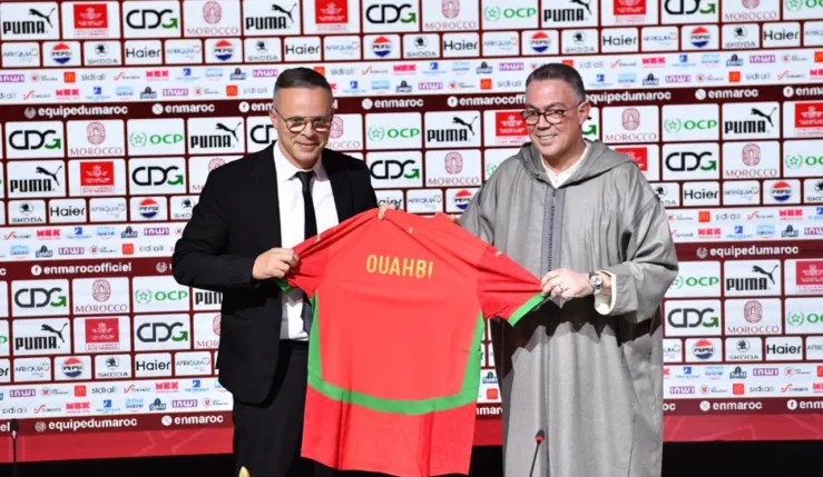 ALT= les premiers mots de mohamed ouahbi lions de l'atlas.