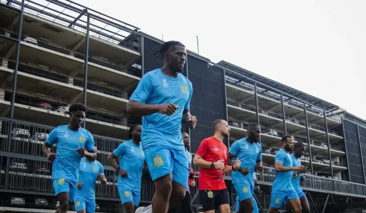 alt= Les Léopards préparent studieusement le barrage intercontinental qualificatif pour la Coupe du monde 2026.