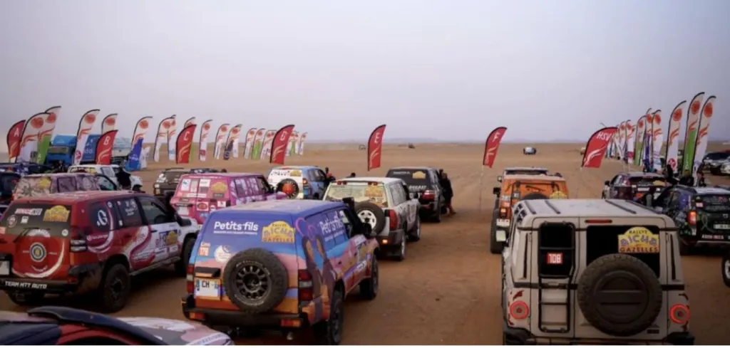 alt= La 35ᵉ édition du Rallye Aïcha des Gazelles du Maroc se tiendra du 27 mars au 11 avril 2026.
