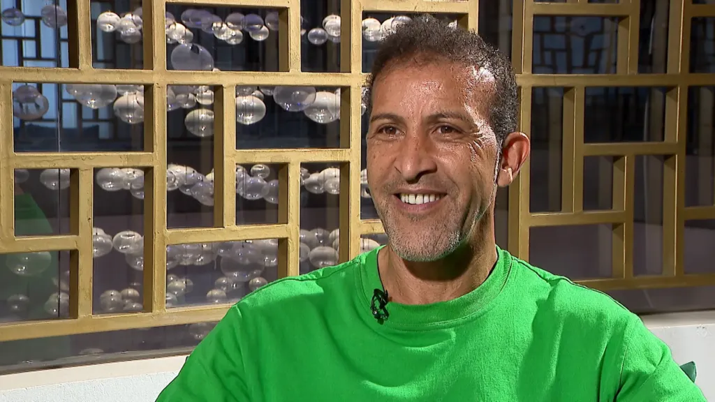 Alt= Mustapha Hadji, ancien international marocain.