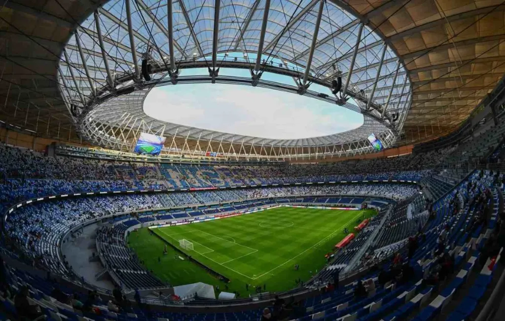 Alt= Le Grand Stade de Tanger est classé deuxième du concours du meilleur stade de l'année 2025. 