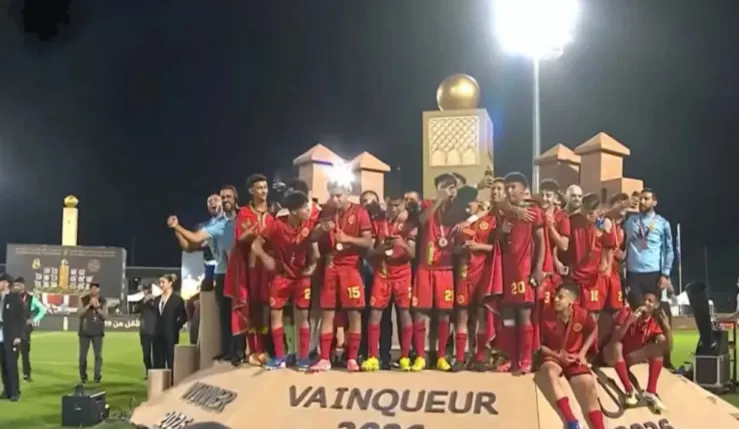 Alt= L’Académie Mohammed VI de football remporte la 8e édition du tournoi International U19 face au Hajduk Split.