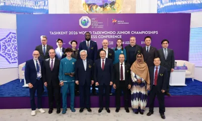 Alt= Driss El Hilali à la réunion de World Taekwondo.