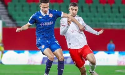 Alt= Phase de jeu de la rencontre FUS - WAC comptant pour la 10e journée de la Botola.