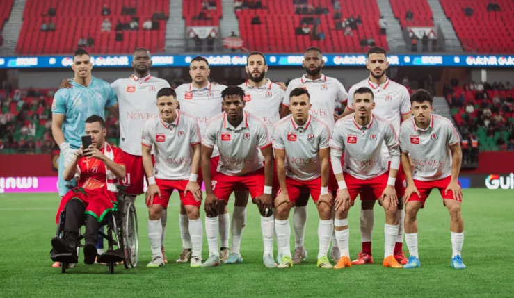 Alt= Composition FUS Rabat face au Raja.