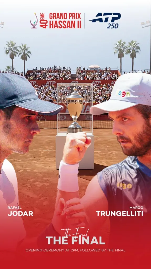 alt= Grand Prix Hassan II finale Jodar Trungelliti. 