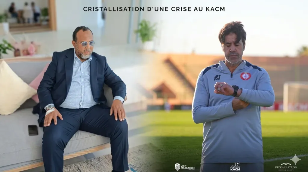 Alt= Kawkab Marrakech tensions Idriss Hanifa Hicham Dmiai