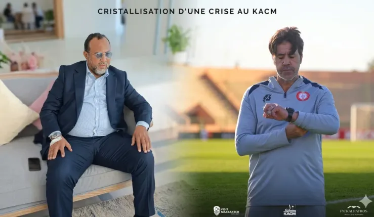 Alt= Kawkab Marrakech tensions Idriss Hanifa Hicham Dmiai